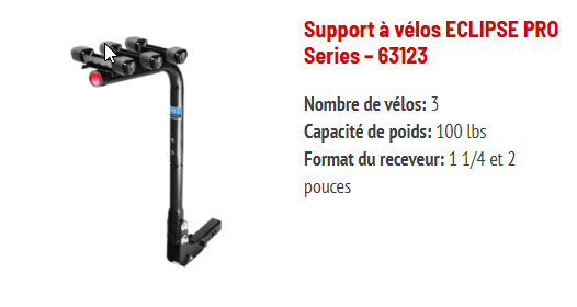 porte-velos 63123 ECLIPSE PRO